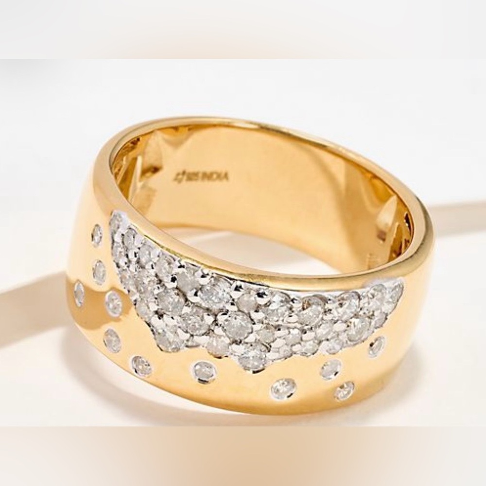 Affinity bubble 0.50 cttw diamond band ring